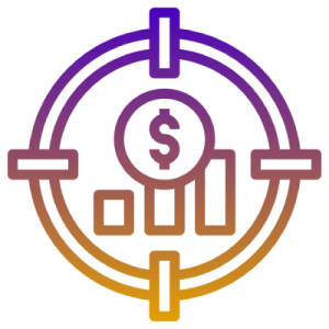 punto de mira crecimiento dinero